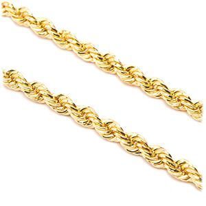Colar Malha Corda em Ouro 18 Kilates - 20436