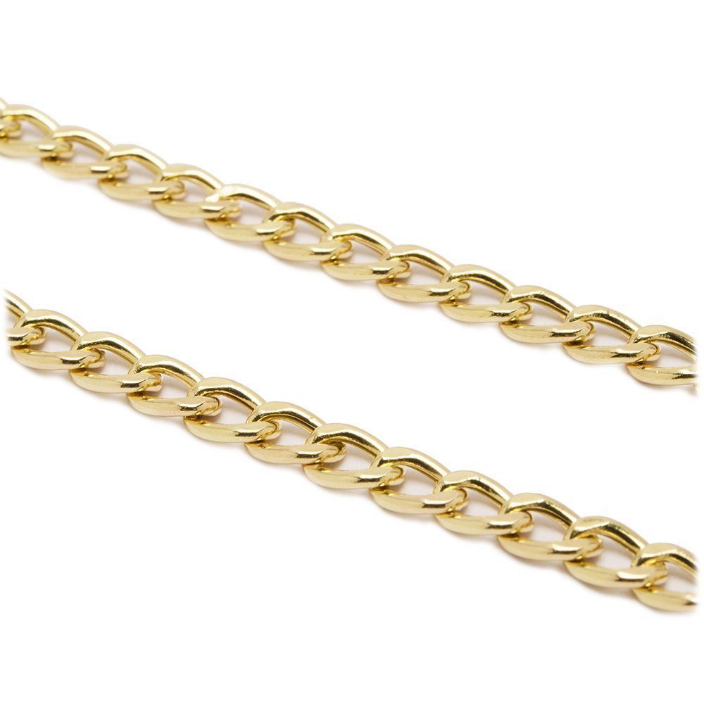 Pulseira malha Groumet em Ouro 18 Kilates - 20437