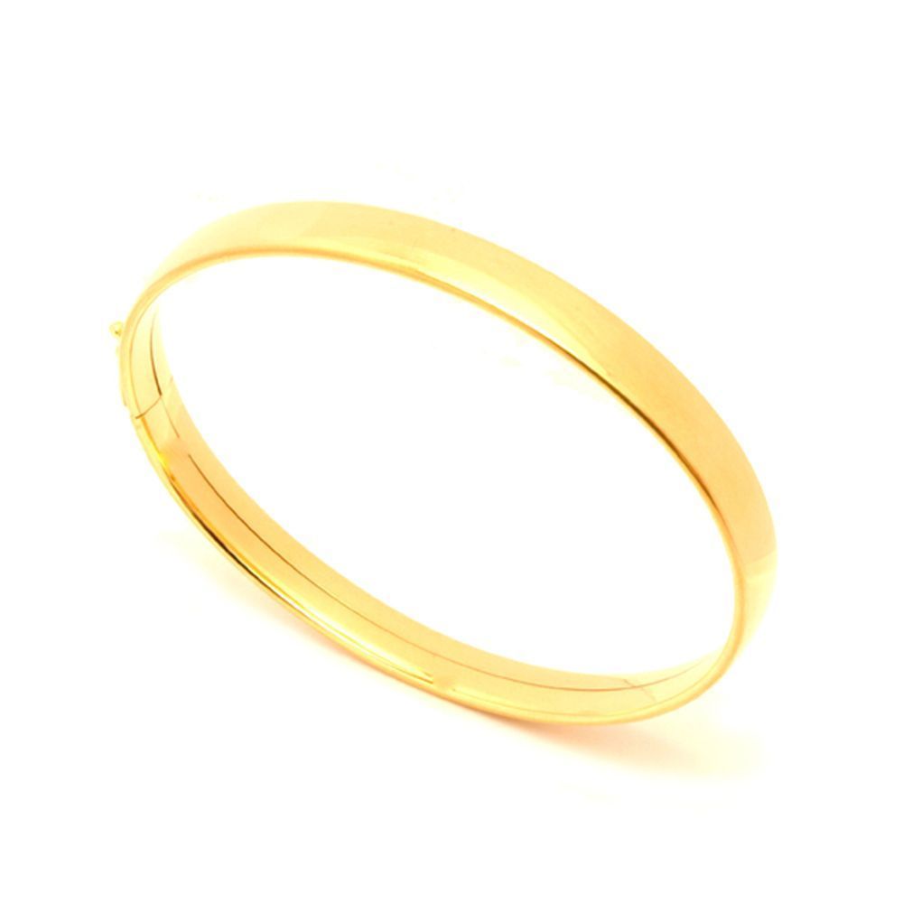 Bracelete Liso em Ouro 18 Kilates - 21164