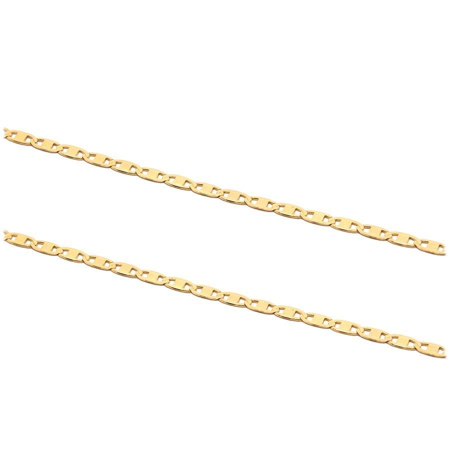 Corrente Malha Piastrini em Ouro 18 Kilates - 21216