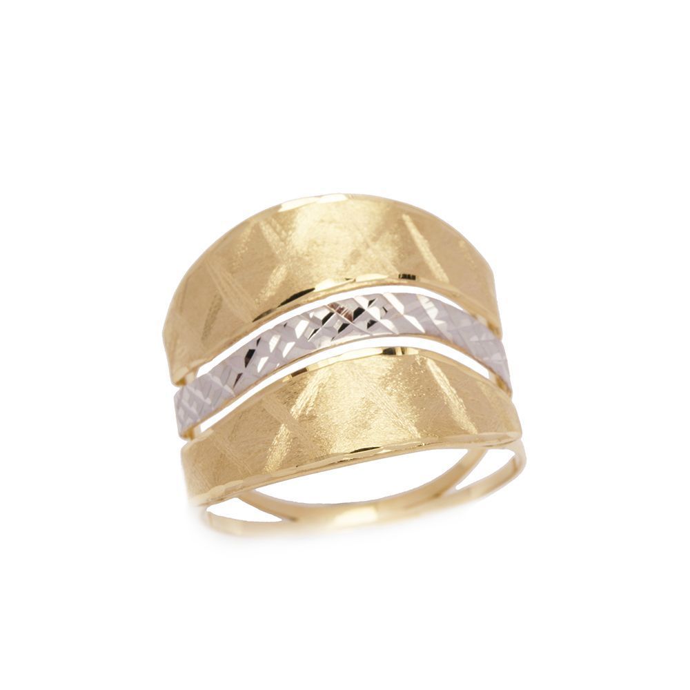 Anel Wave em Ouro 18 Kilates - 23122