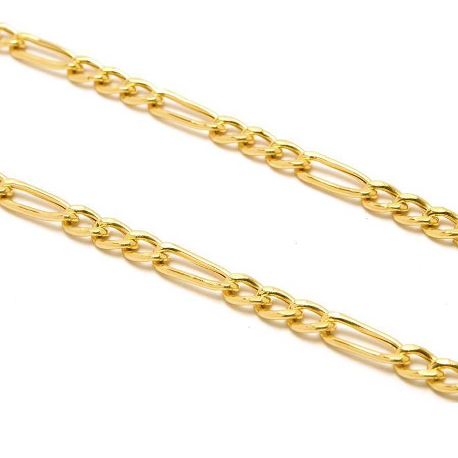 Corrente Malha Figaro em Ouro 18 Kilates - 23618