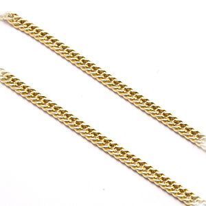 Pulseira Malha Groumet Fechada em Ouro 18 Kilates - 24226