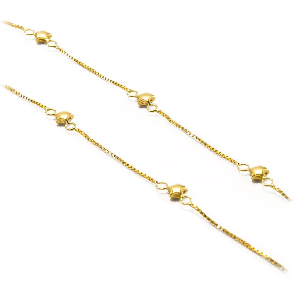 Pulseira Estrelas em Ouro 18 Kilates - 24229