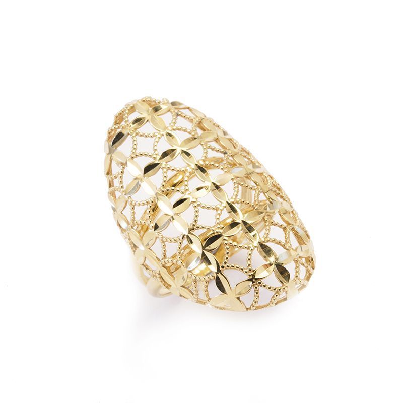 Anel Casulo em Ouro 18 Kilates - 25007