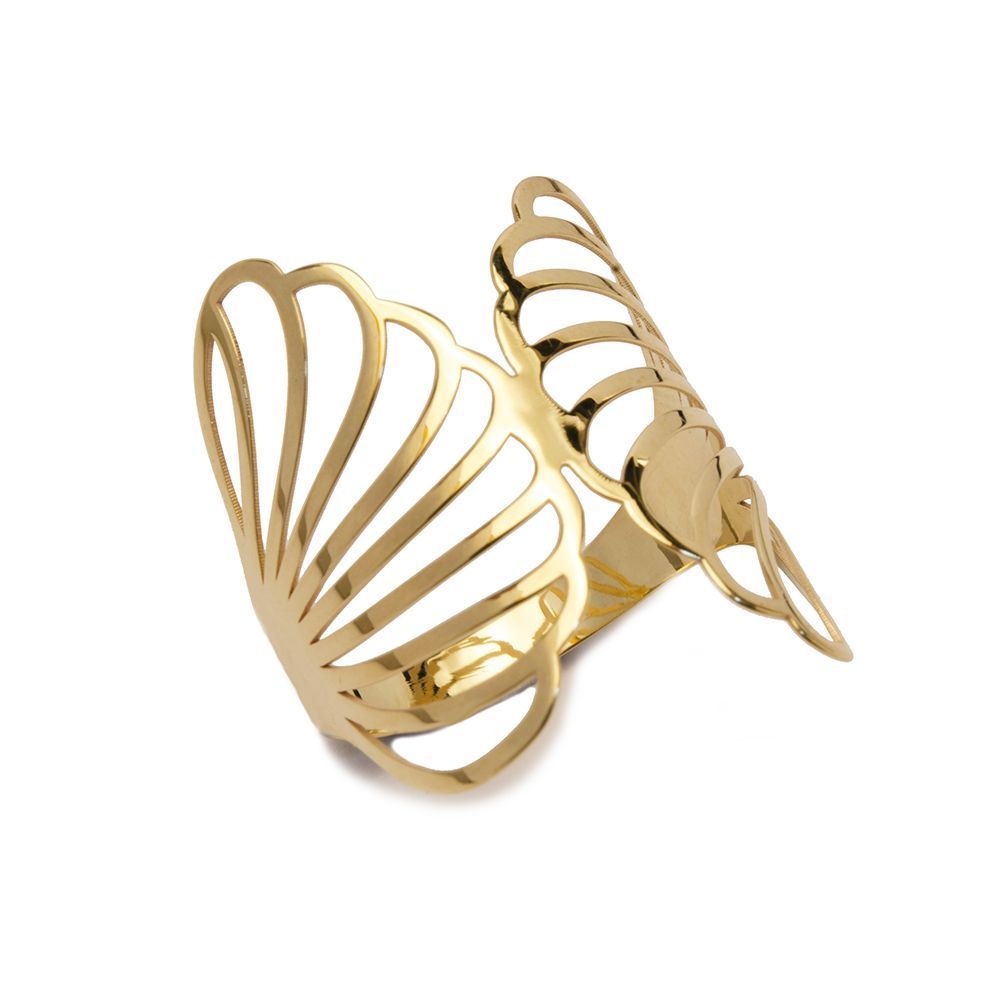 Anel Borboleta em Ouro 18 Kilates - 25028