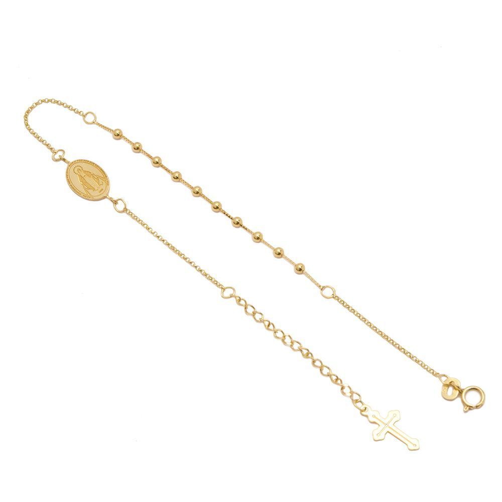 Pulseira Ter�o em Ouro 18 Kilates - 25037