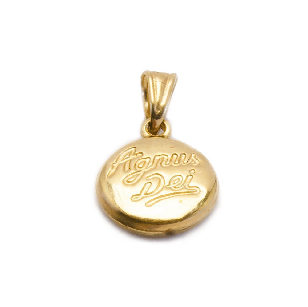 Pingente Agnus Dei em Ouro 18 Kilates - 25042