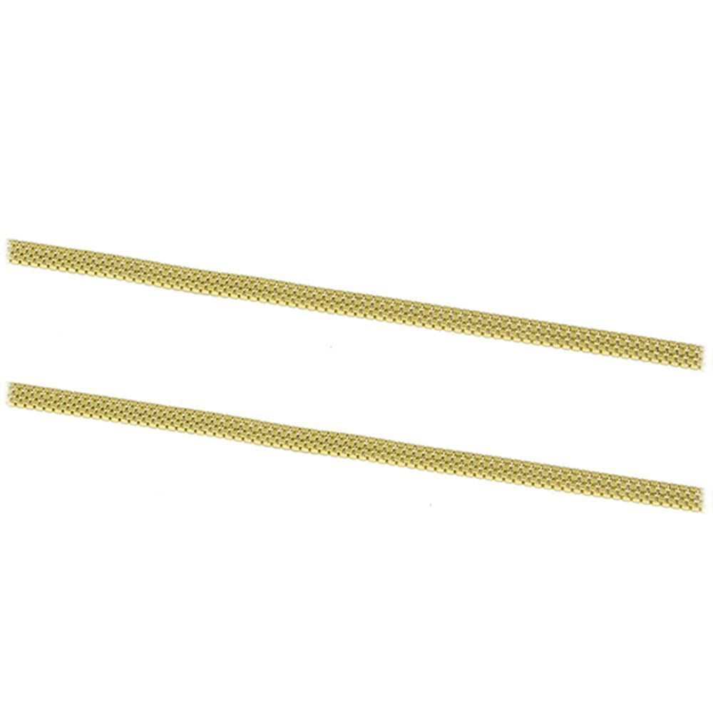 Corrente Malha Veneziana Dupla em Ouro 18 Kilates - 25118