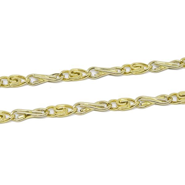 Pulseira Olho e Infinito Bicolor Oca em Ouro 18 Kilates � 25223