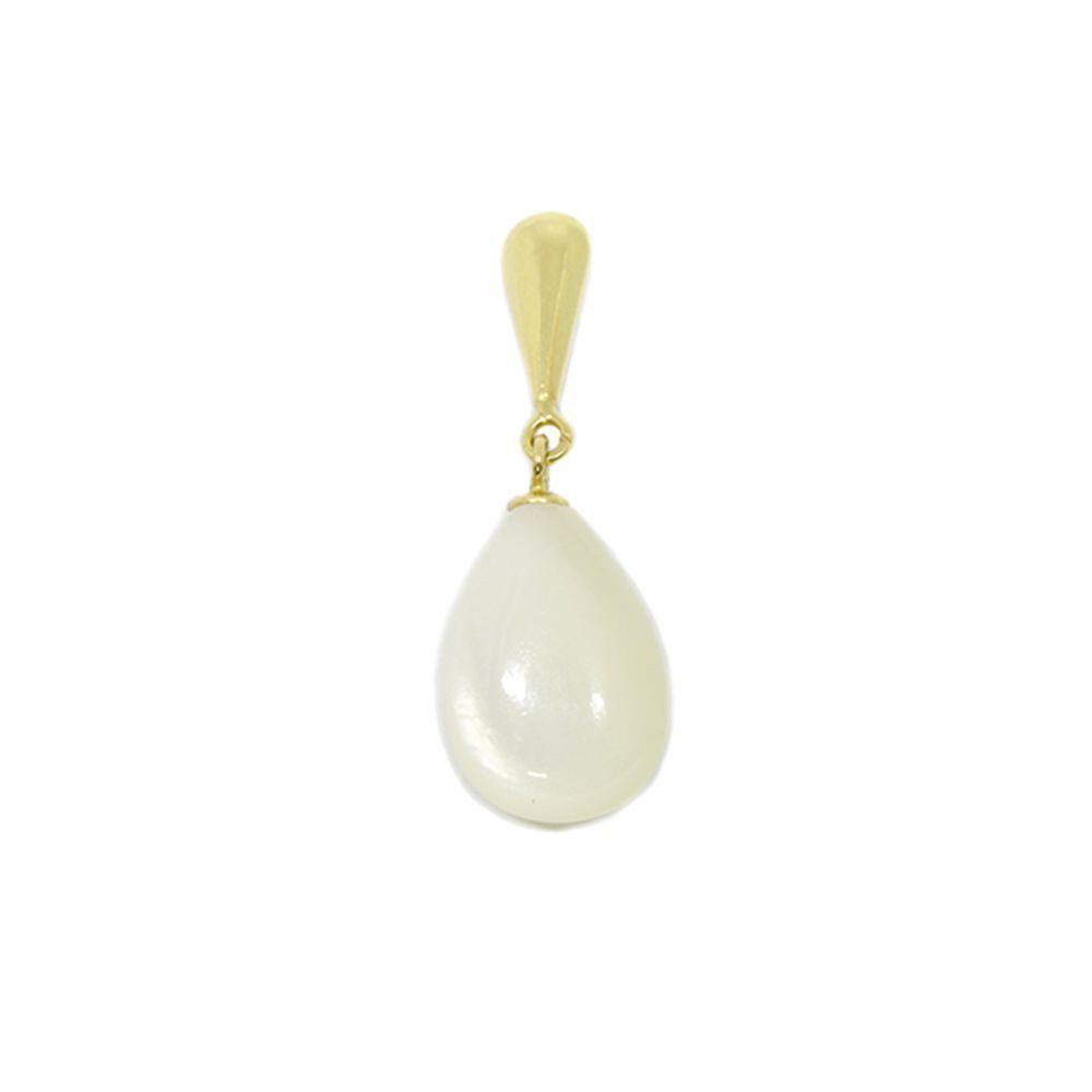 Pingente Madrep�rola Gota em Ouro 18 Kilates � 25224