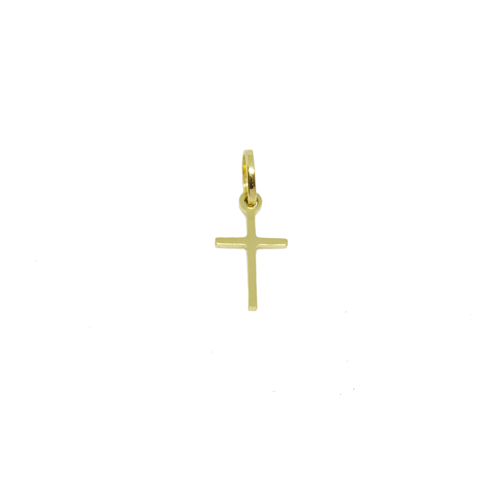 Pingente Cruz Micro em Ouro 18 Kilates � 25342