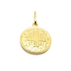 Pingente S�o Bento em Ouro 18 Kilates - 20251