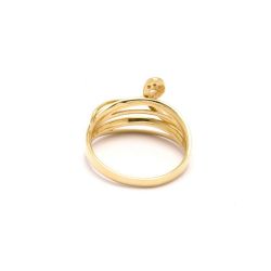 Anel com Brilhantes em Ouro 18 Kilates - 20309