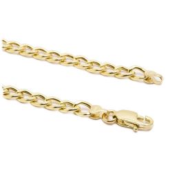 Pulseira malha Groumet em Ouro 18 Kilates - 20437