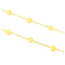 Colar Esferas em Ouro 18 Kilates - 20445
