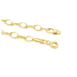 Colar Portuguesa Oval em Ouro 18 Kilates - 20446