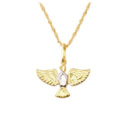 Colar Divino Esp�rito Santo em Ouro 18 Kilates - 20447