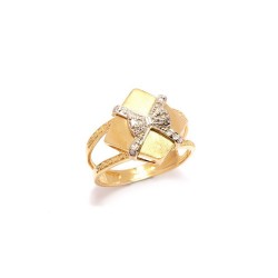 Anel La�o em Ouro 18 Kilates - 20508