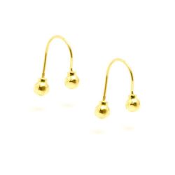 Brinco Anzol em Ouro 18 Kilates - 20781