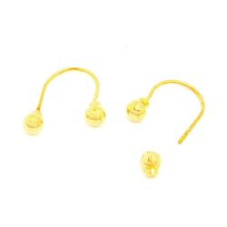 Brinco Anzol em Ouro 18 Kilates - 20781