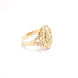 Anel Nsra. Aparecida em Ouro 18 Kilates - 20811