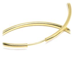 Brinco Argola M�dia em Ouro 18 Kilates - 20831