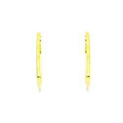 Brinco Argola Quadrado em Ouro 18 Kilates - 20835