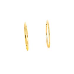 Brinco Argola Pequena em Ouro 18 Kilates - 20836