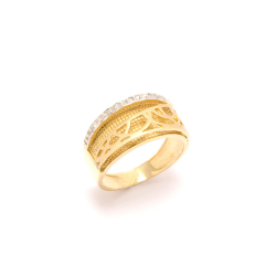 Anel Rendado em Ouro 18 Kilates - 20857