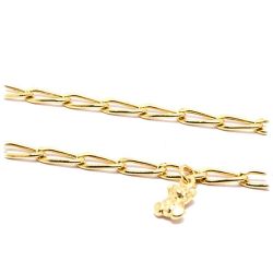 Tornozeleira Urso em Ouro 18 Kilates - 20895