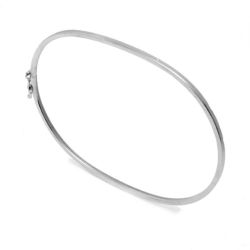 Bracelete Branco em Ouro 18 Kilates - 21162