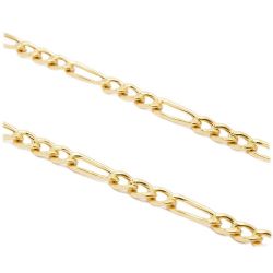 Pulseira Malha F�garo em Ouro 18 Kilates - 21170