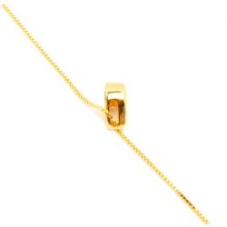 Colar Ponto de Luz Gota 5 Pontos em Ouro 18 Kilates - 21172
