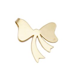 Pingente La�o com Brilhante em Ouro 18 Kilates - 21212