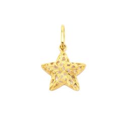 Pingente Estrela em Ouro 18 Kilates - 21215