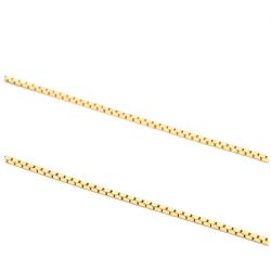 Corrente Malha Veneziana Diamantada em Ouro 18 Kilates - 21217