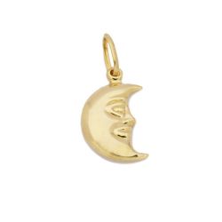 Pingente Lua em Ouro 18 Kilates - 21221