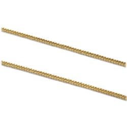 Corrente Malha Groumet Dupla em Ouro 18 Kilates - 21345