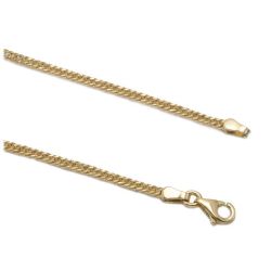 Corrente Malha Groumet Dupla em Ouro 18 Kilates - 21345