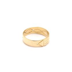 Anel Pir�mide em Ouro 18 Kilates - 21389