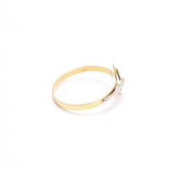 Anel Crucifixo com Rodio em Ouro 18 Kilates - 21438