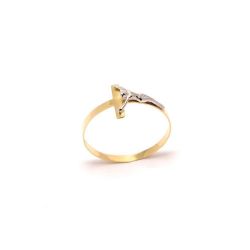 Anel Crucifixo com Rodio em Ouro 18 Kilates - 21438