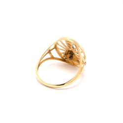 Anel Nsra. Aparecida de Safiras em Ouro 18 Kilates - 21489