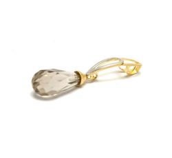 Pingente Gota Fum� em Ouro 18 Kilates - 21658