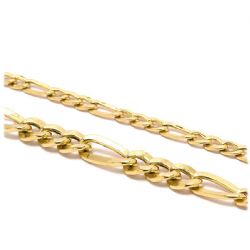 Colar F�garo Degrad� em Ouro 18 Kilates - 22841