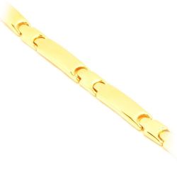 Pulseira Chapas em Ouro 18 Kilates - 22843