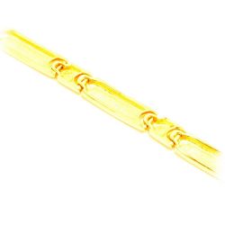 Pulseira Chapas em Ouro 18 Kilates - 22843