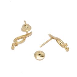 Brinco Gota com Brilhantes em Ouro 18 Kilates - 22850