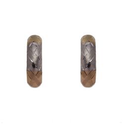 Brinco Banana Tri em Ouro 18 kilates - 22853